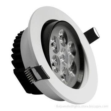 630lm 7w Bridgelux Chip Recessed Led Downlight Warmwhite For Hotel